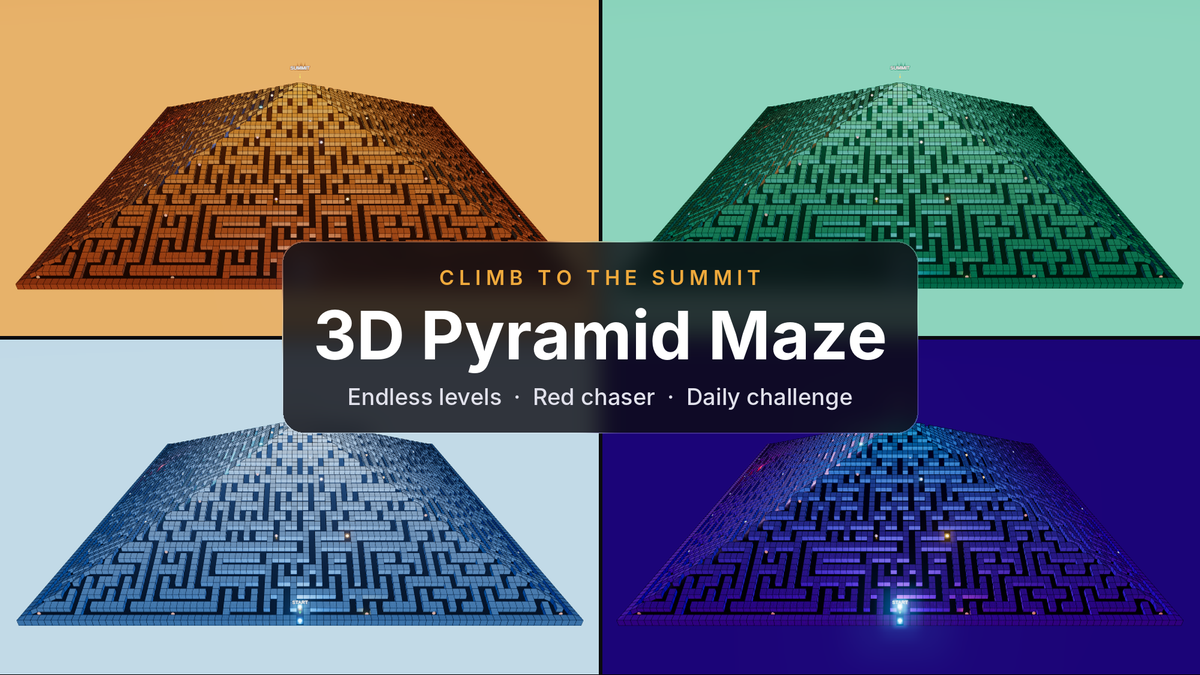 Scaling the Terraces: 3D Pyramid Maze Is Here, and It Never Ends