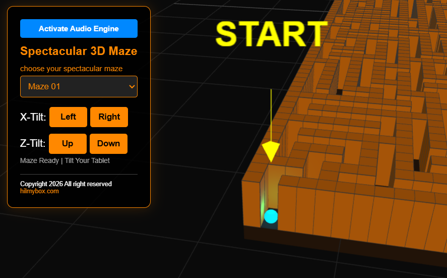 Chromatic Corridors: Crafting a Spectacular 3D Maze