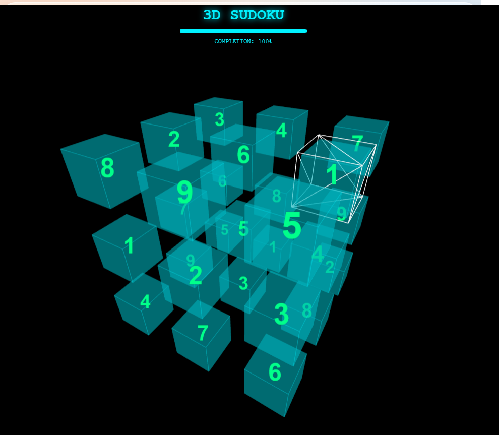 Engineering the Cube: A 3D Sudoku for Training Multi-Axis Spatial Thinking